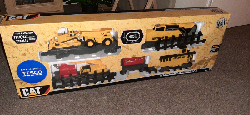 caterpillar train set tesco